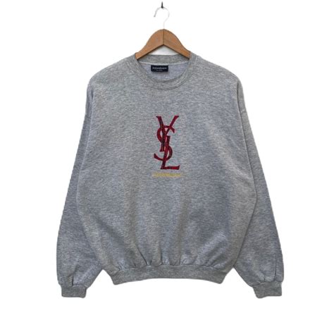 womens ysl sweatshirt|YSL sweatshirt vintage.